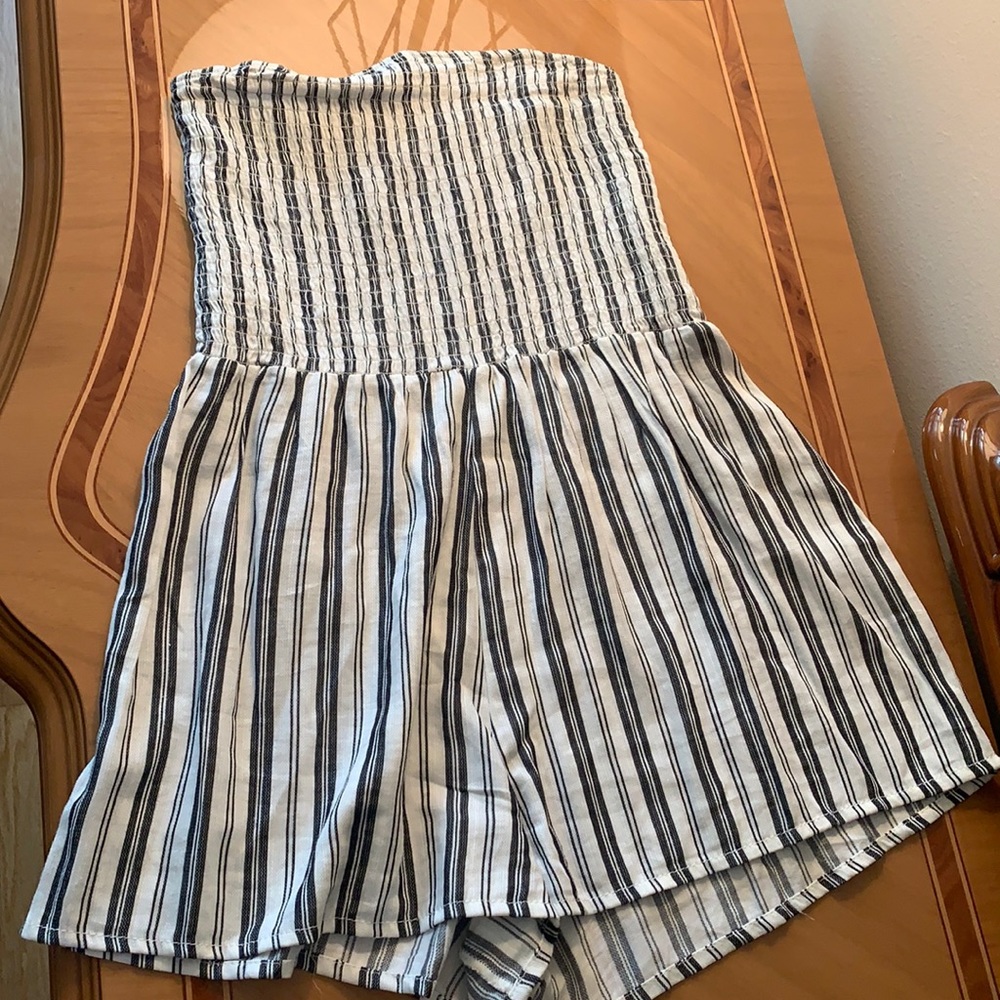 Garage Strapless Romper